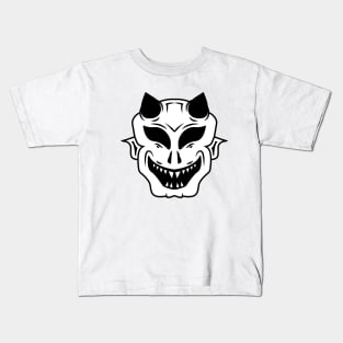 Scary demon face Kids T-Shirt